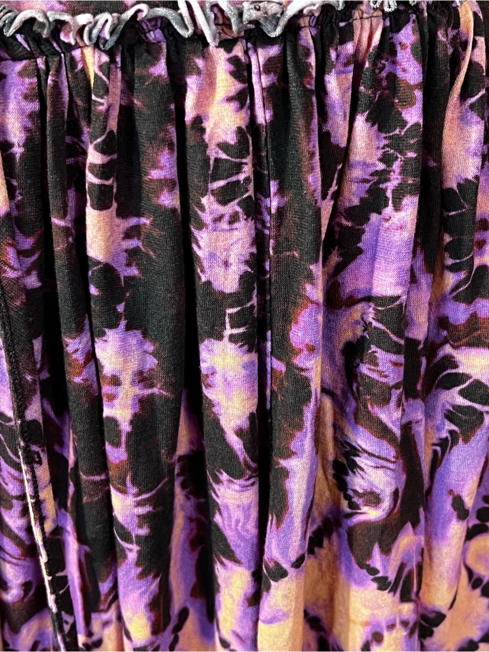 Ulla Johnson Freya Cutout Tie-Dyed Cotton-Jersey Midi Dress Sz-6 - Picture 5 of 12